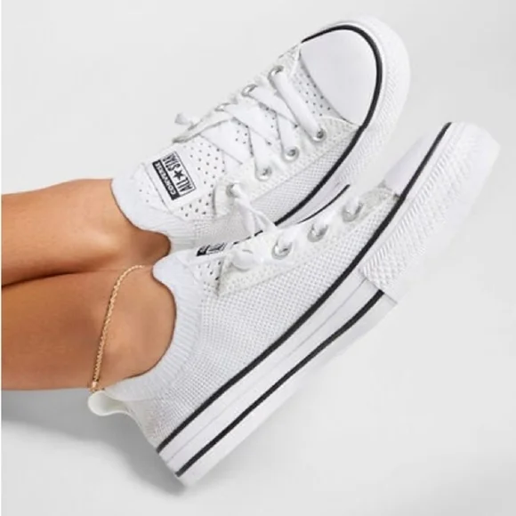 * Converse Chuck Taylor All Star Shoreline Knit in White Size 8 - Picture 1 of 9